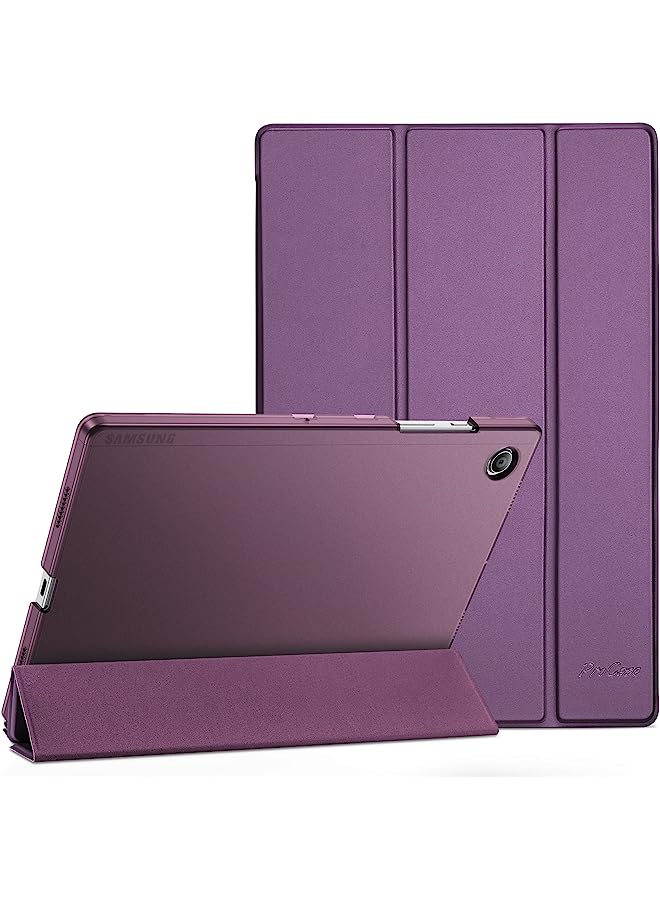 Procases For Galaxy Tab A8 10.5 Case, Slim Stand Hard Back Shell Protective Smart Cover Case For Galaxy Tab A8 10.5 Inch 2022 Sm-X200 X205 X207 -Purple - Image 1