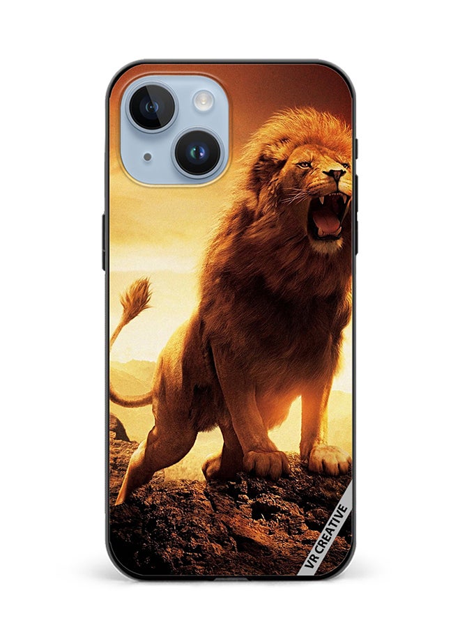 VR CREATIVE Protective Case Cover For Apple iPhone 15 Plus Lion King Design Multicolour - Image 1