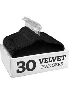 YANEK Non-Slip Velvet Suit Hangers 30 Pack  - Image 1