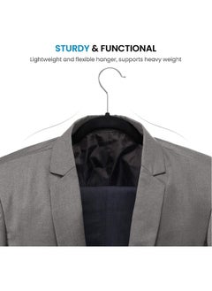 YANEK Non-Slip Velvet Suit Hangers 30 Pack  - Image 3