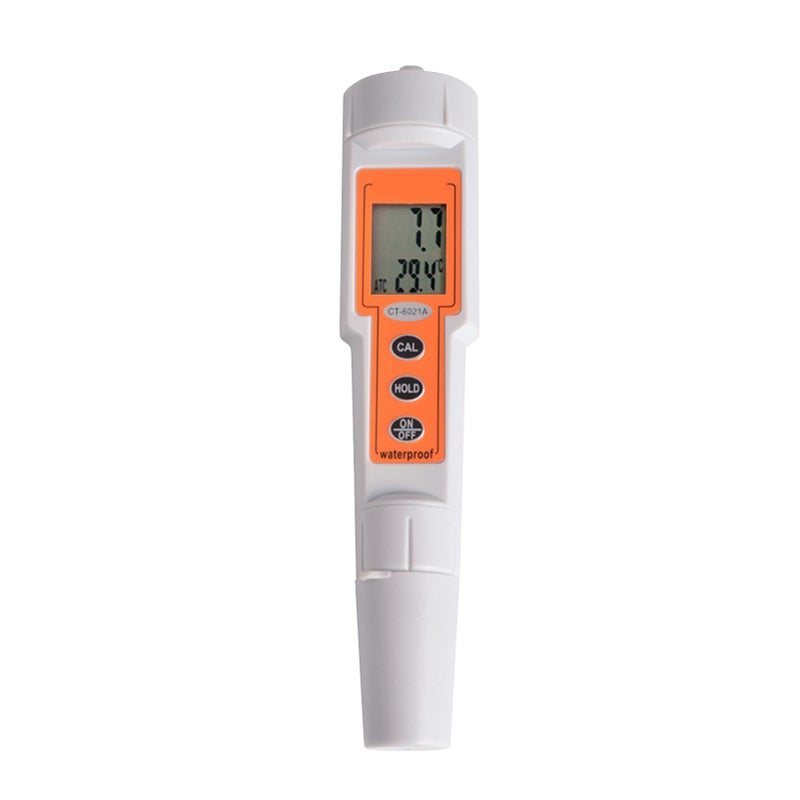 LCD Digital Water PH Tester Temperature Meter with ATC Portable Water Quality Monitor Acidity Alkalinity Analyzer for Drinking Water Pool Industrial Wastewater Acid Rain Lab - Image 1