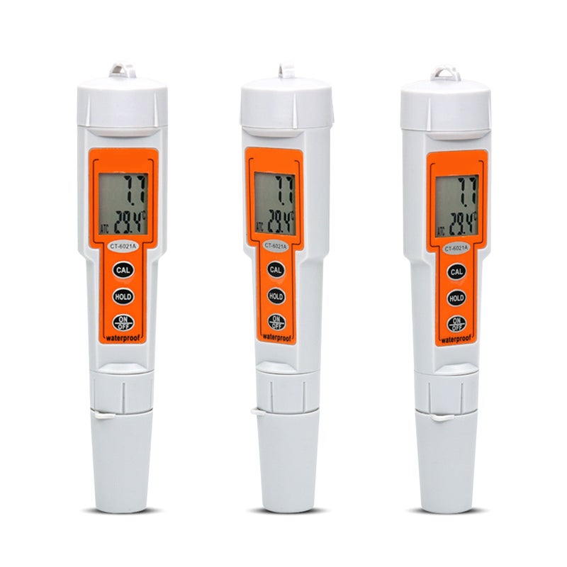LCD Digital Water PH Tester Temperature Meter with ATC Portable Water Quality Monitor Acidity Alkalinity Analyzer for Drinking Water Pool Industrial Wastewater Acid Rain Lab - Image 4