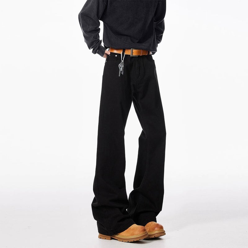 Unisex Classic Denim Jeans Loose Fit Daily Outdoor Wear - Image 1