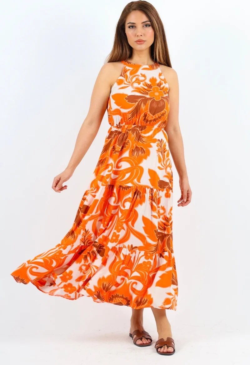 Ritnice Floral Tiered Dress