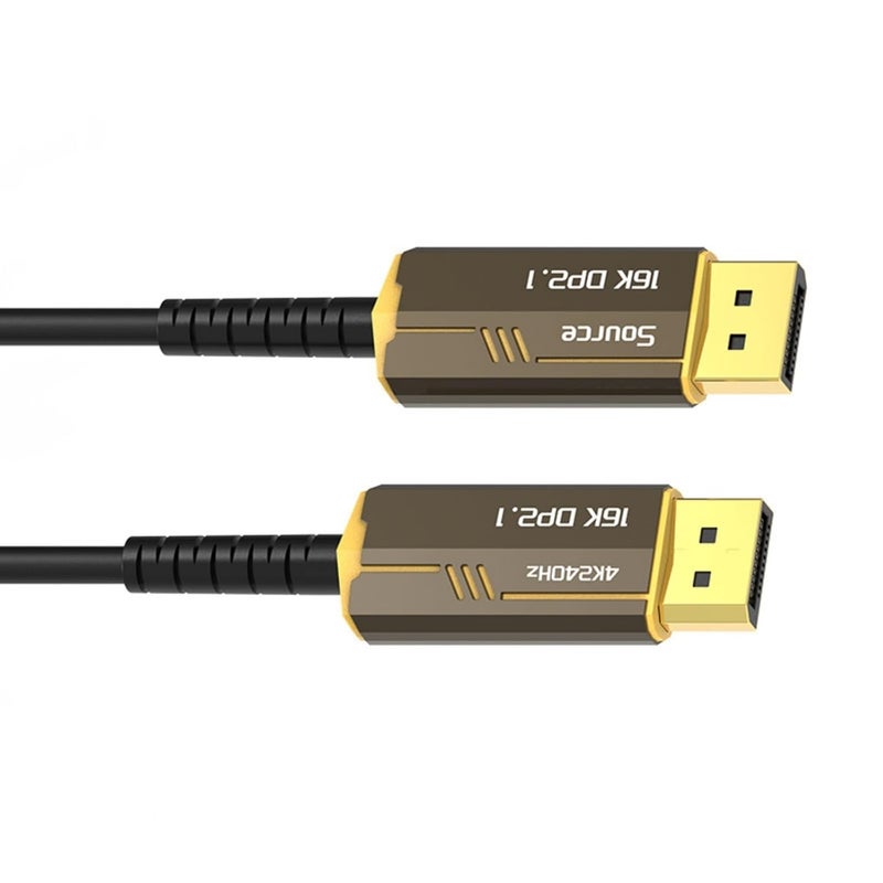 DisplayPort Fiber Optic Cable 2m 54Gbps 16K High Speed Stable Signal Long Distance Transmission Gaming - Image 2