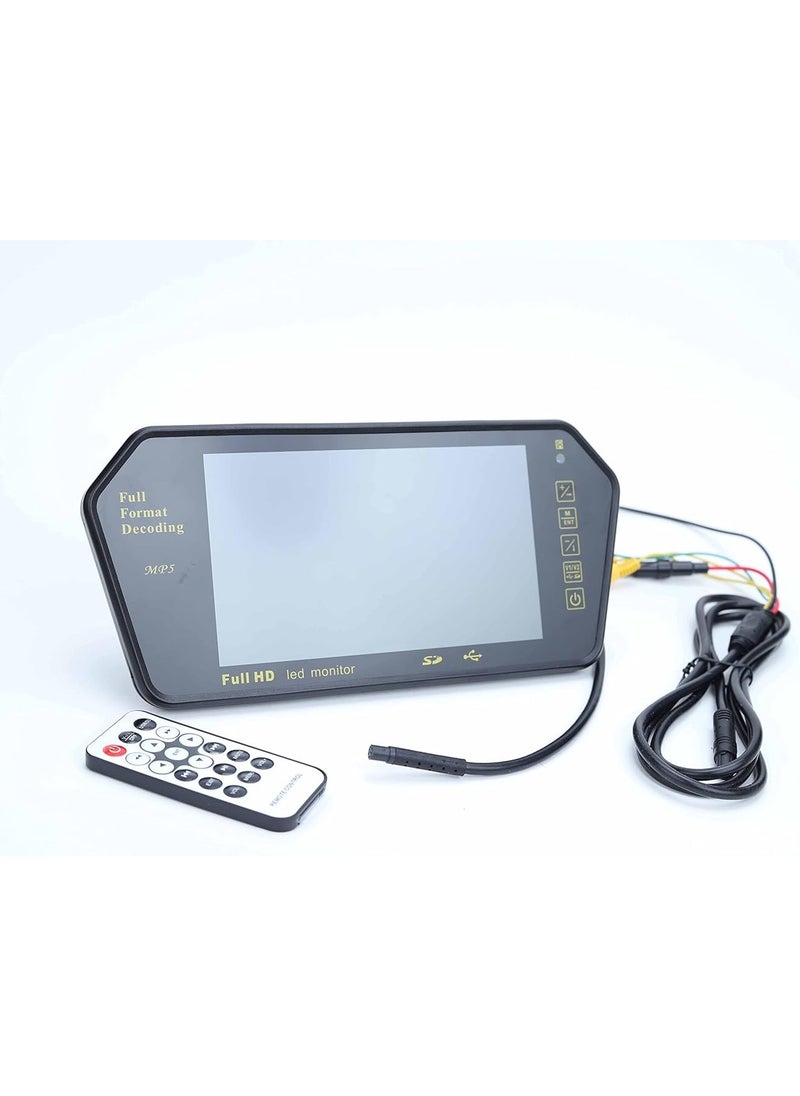 ماركة غير محددة مشغل وسائط متعددة MP5 – شاشة LED عالية الدقة FHD، فتحة USB، ريموت كنترول، كابلات توصيل، 7 بوصة  - Image 3