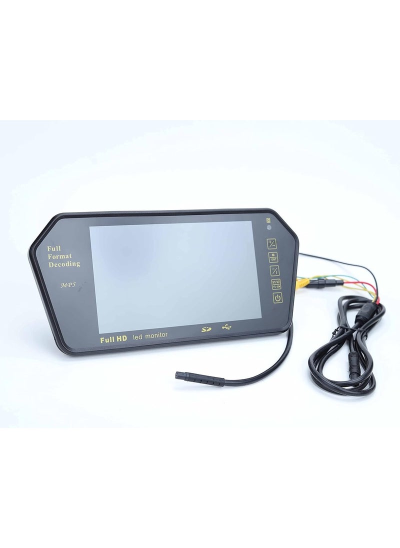 ماركة غير محددة مشغل وسائط متعددة MP5 – شاشة LED عالية الدقة FHD، فتحة USB، ريموت كنترول، كابلات توصيل، 7 بوصة  - Image 2