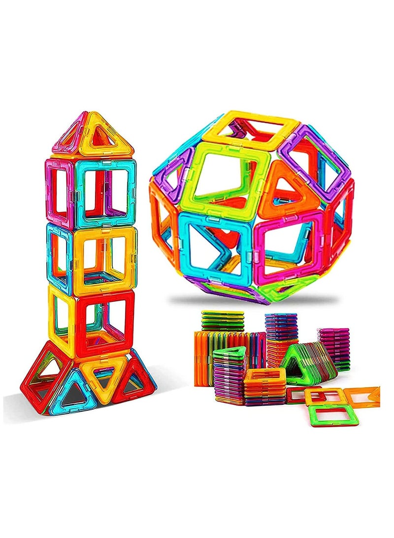 Magnetic Blocks Tough Building Tiles STEM Toys for 3+ Year Old Boys and Girls Learning by Playing Games for Toddlers Kids Toys Compatible with Major Brands Building Blocks(50Pcs)  - Image 2