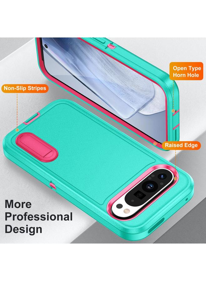 S-TOP Case For Google Pixel 9 Pro Rugged PC + Silicone Phone Case with Holder - Image 3