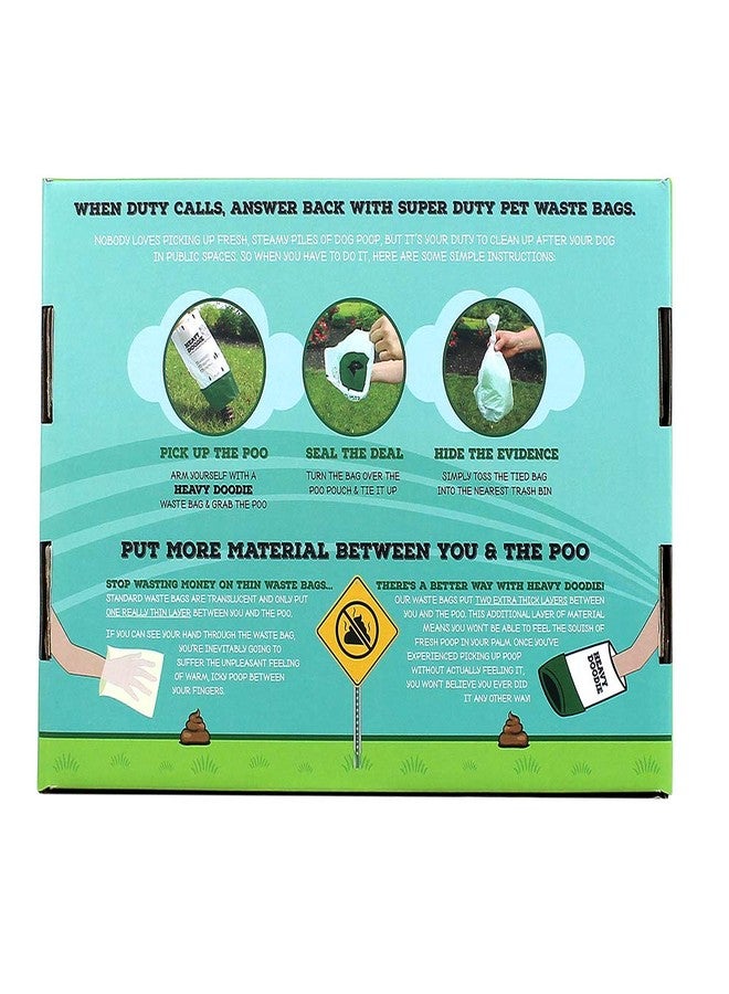 Alcott Heavy Doodie Ultra-Thick Dog Waste Bags – – Durable 2-Ply Design for Large Dogs – Convenient Dispenser-Type Cut-Out - Image 4
