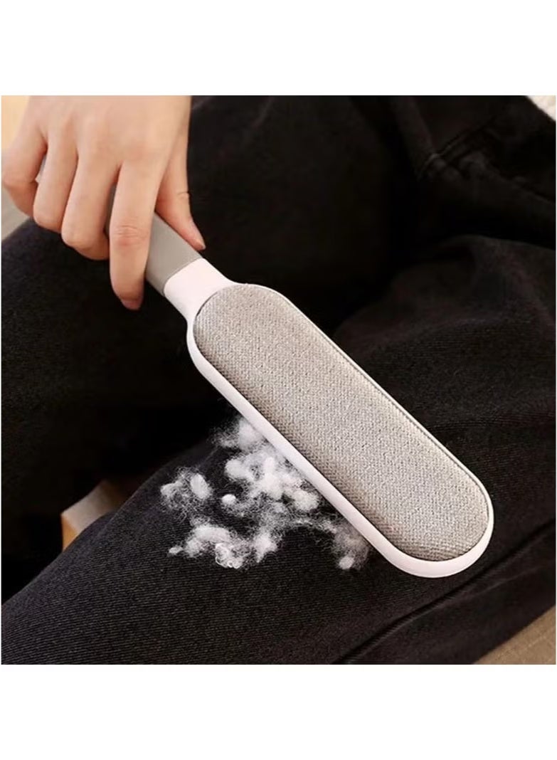 Reusable Lint Brush, Double-sided Pet Hair Removal Brush, Manual Electrostatic Sticky Lint Pet Hair Dust Brush, Carpet Pet Dog Cat Hair Remover Brush, For Clothing, Sofa, Furniture, Bedding, Carpet - Image 3