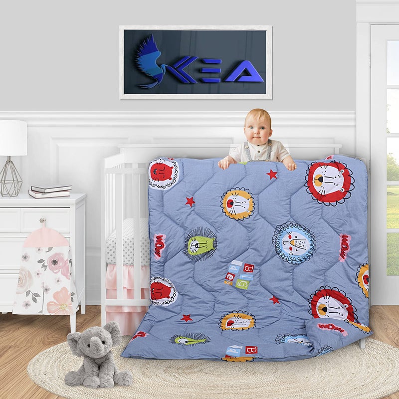 KEA Microfiber All Weather Printed Baby Comforter, 250 GSM |Size - 22X30 Inch | Kids Comforter - Image 1