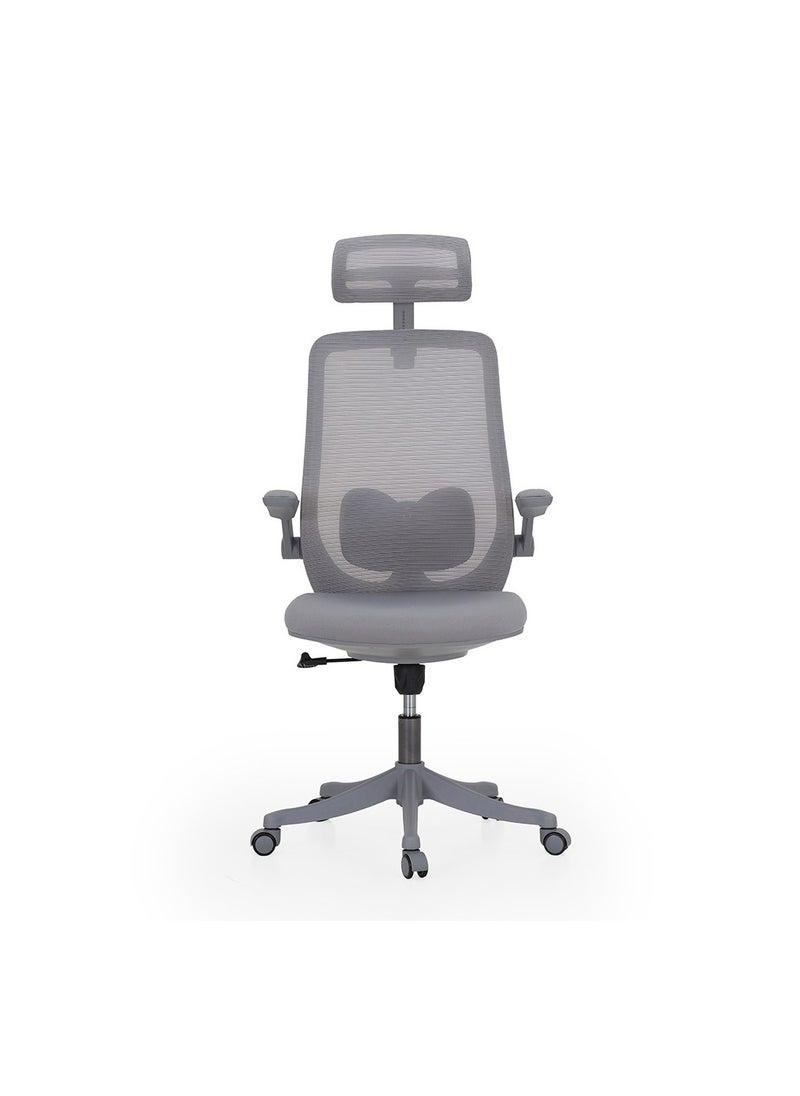 ROYALOAK Royaloak Venice Mesh Office Chair | High Grade Nylon Mesh | Adjustable Headrest | High Back Support | Adjustable Armrest | Injection Mould Element | Comfortable Seating Space  - Image 3