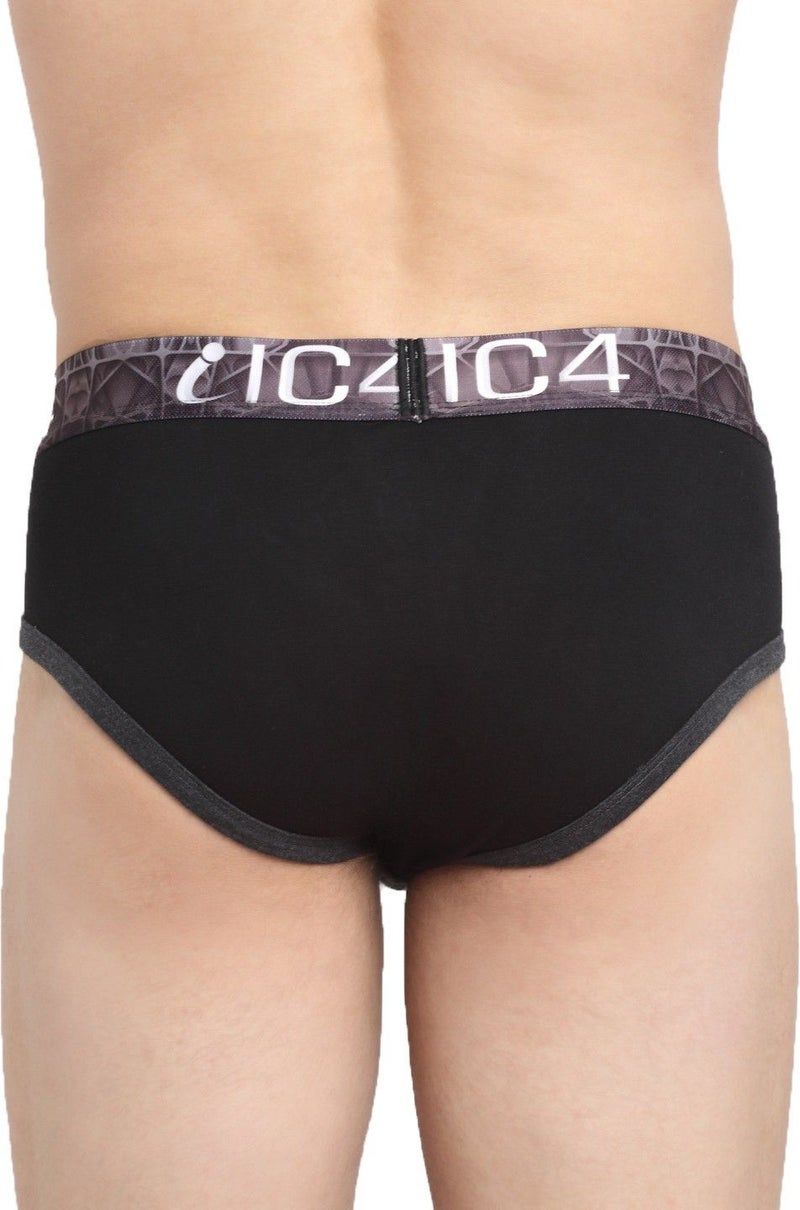 IC4 Store IC4 Men's Black Briefs Pack of 3 - Image 3