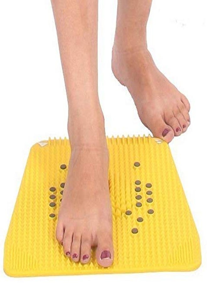 ACS MAT Accupressure Foot Mat مجموعة الأسطوانة اليدوية الخشبية - Image 2