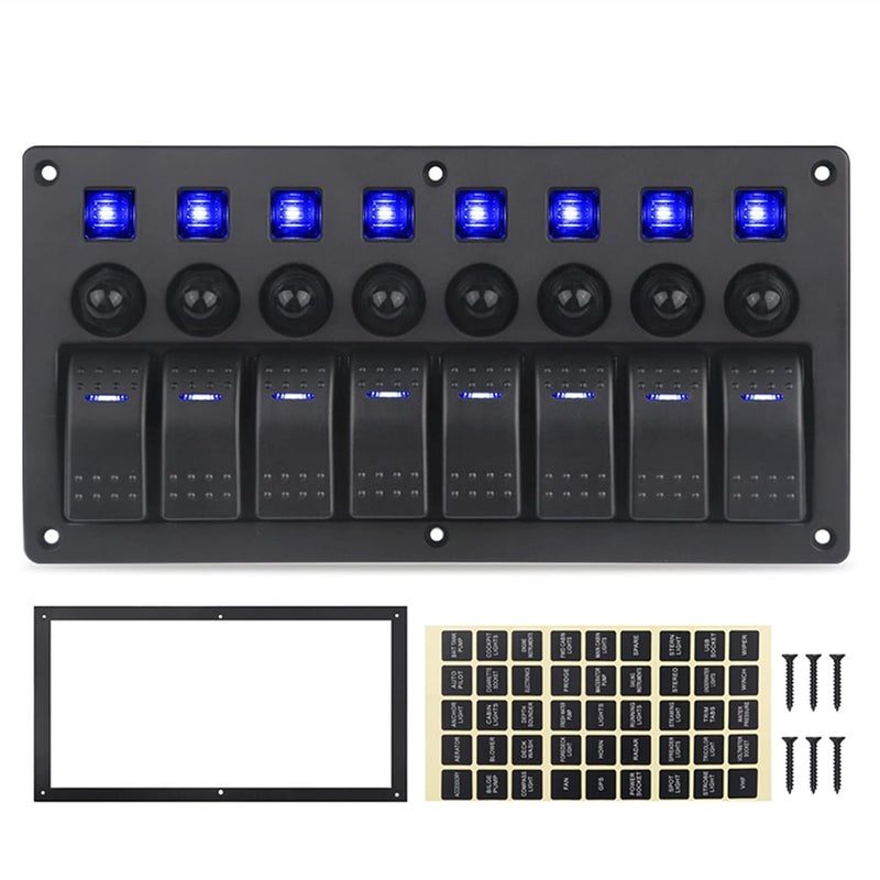 Wivplex 8 Gang Waterproof Switch Panel - Image 1