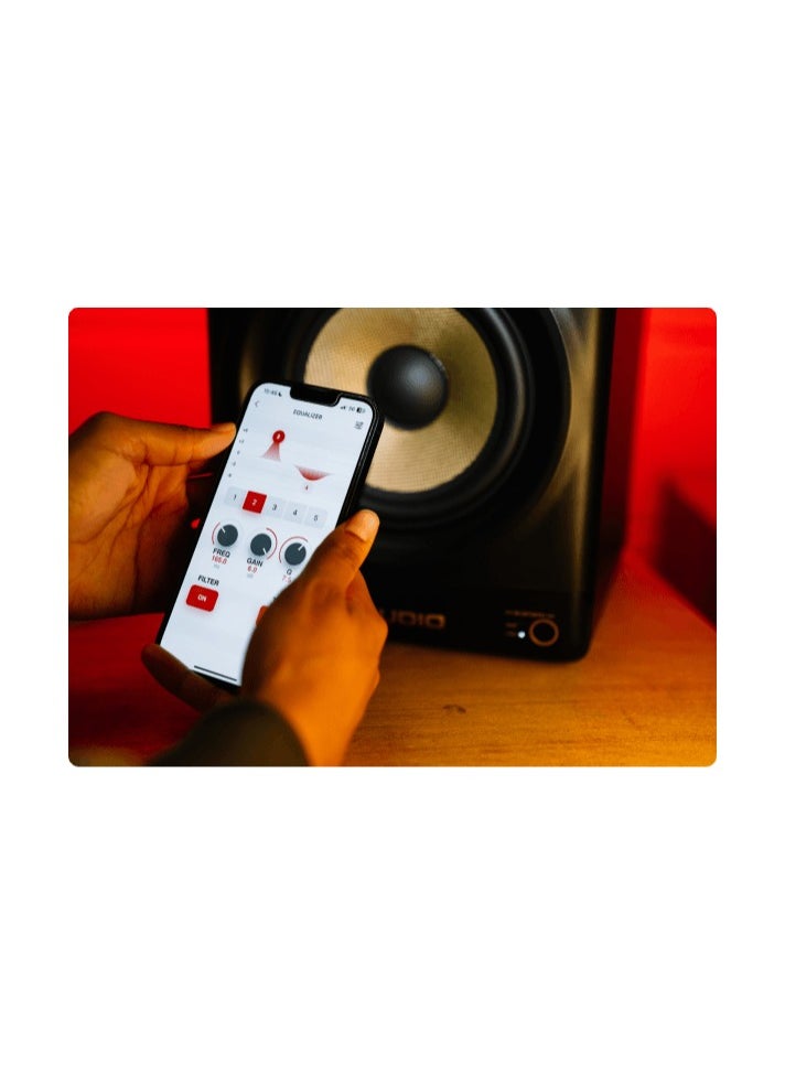 M-Audio - M-Audio Forty Sixty 6.5-inch Powered Studio Monitor 100W Bi-amped Active Studio Monitor with 6.5" Woofer, 1" Tweeter, Bluetooth, and DSP - Each - Image 1