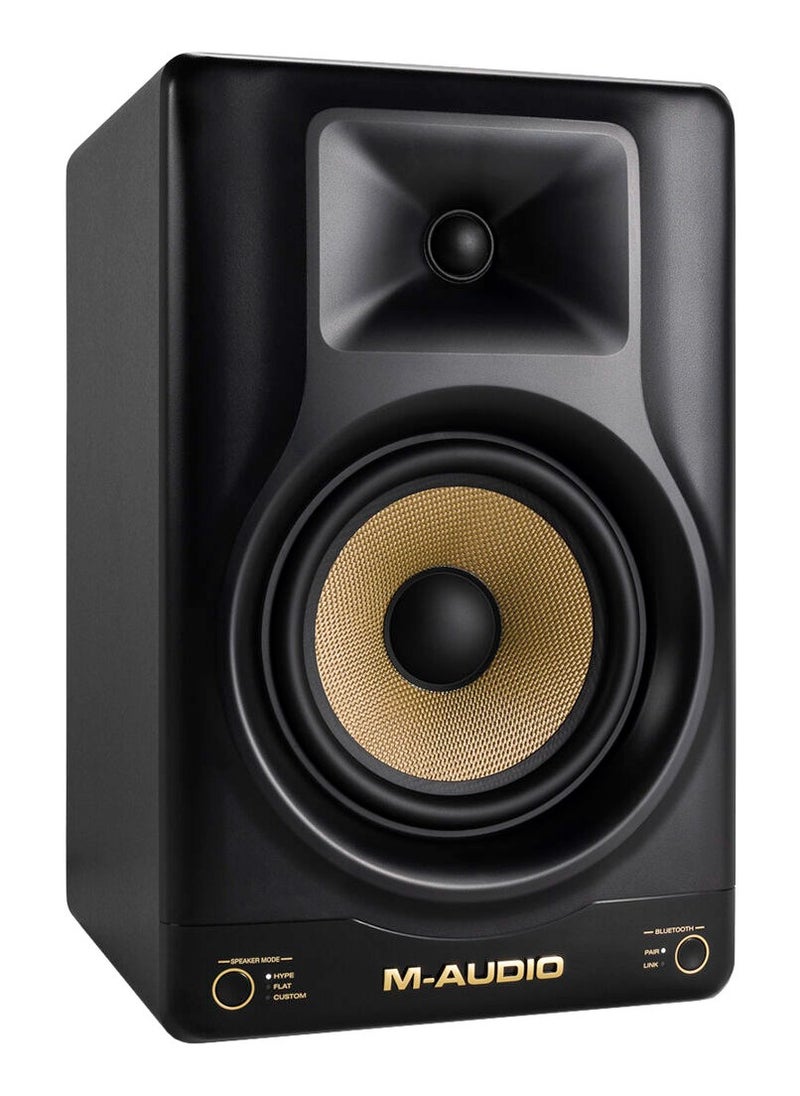 M-Audio - M-Audio Forty Sixty 6.5-inch Powered Studio Monitor 100W Bi-amped Active Studio Monitor with 6.5" Woofer, 1" Tweeter, Bluetooth, and DSP - Each - Image 1
