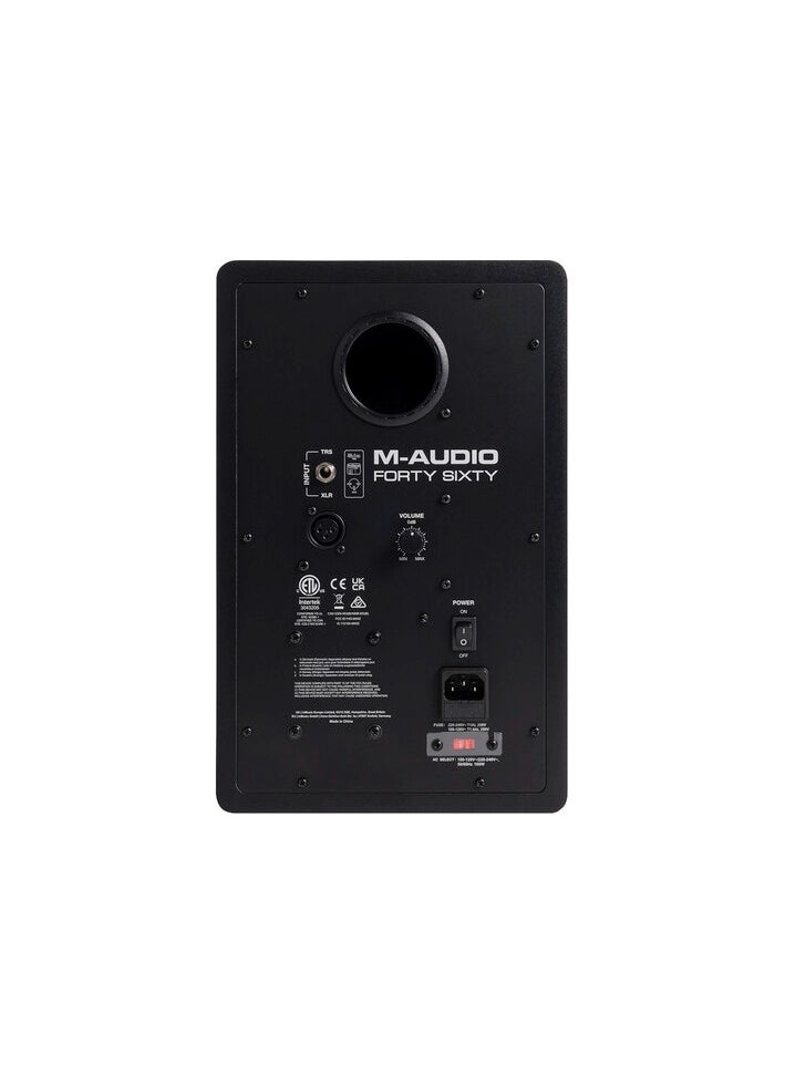 M-Audio - M-Audio Forty Sixty 6.5-inch Powered Studio Monitor 100W Bi-amped Active Studio Monitor with 6.5" Woofer, 1" Tweeter, Bluetooth, and DSP - Each - Image 1