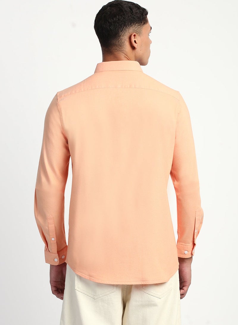 THE BEAR HOUSE Cotton Shirt for Men | Long Sleeve, Casual & Formal Wear | Soft, Breathable Fabric for Office, Everyday, & All-Season Use in Classic & Trendy - Image 5