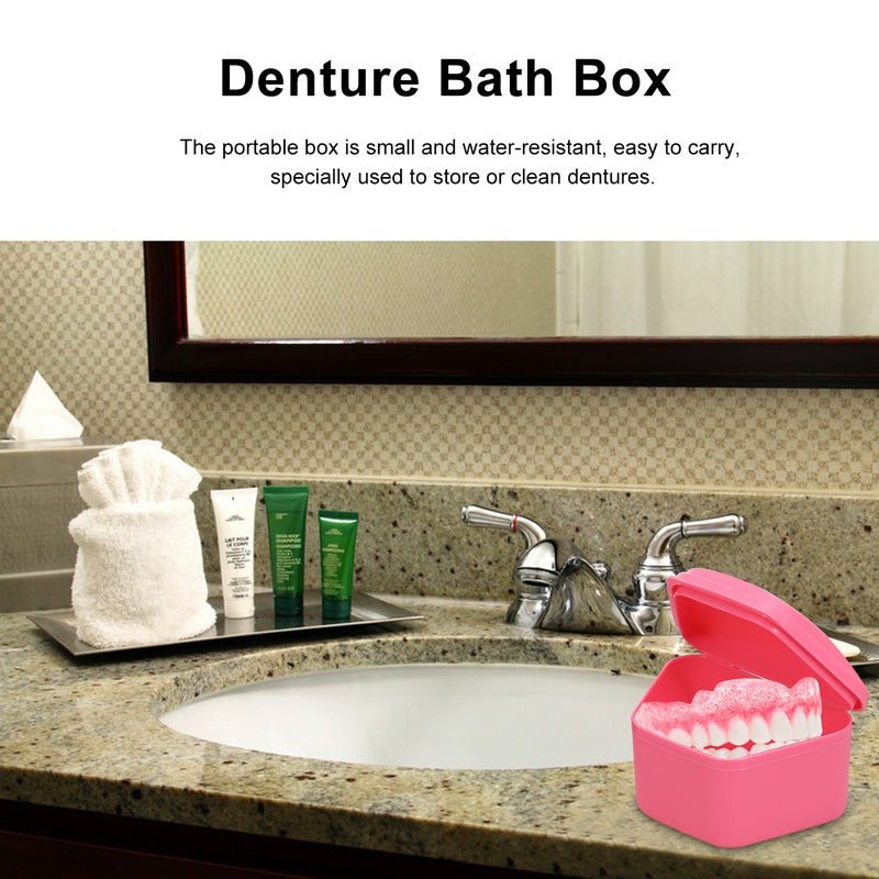 Denture Storage Box - Compact Water-resistant Portable Case With Breathable Layer for Daily Denture Care, Travel and Elderly Users - Image 5