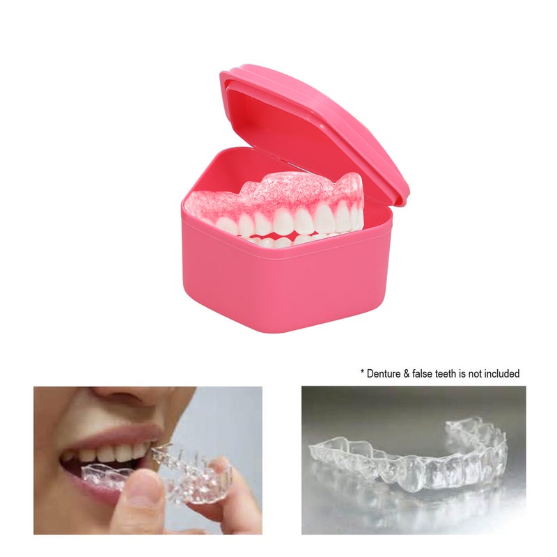 Denture Storage Box - Compact Water-resistant Portable Case With Breathable Layer for Daily Denture Care, Travel and Elderly Users - Image 4