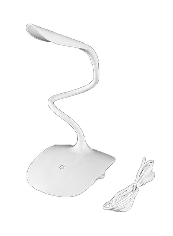 NIBEMINENT Rechargeable Touch Sensor LED Reading Table Lamp White  - Image 3