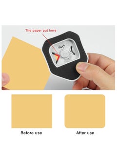 Y&D 3 in 1 Corner Cutter Rounder Punch Hole 4mm 7mm 10mm 3Way for Paper Craft DIY Projects Photo Card Making and Scrapbooking Crafting Handmade Activity Blue  - Image 3