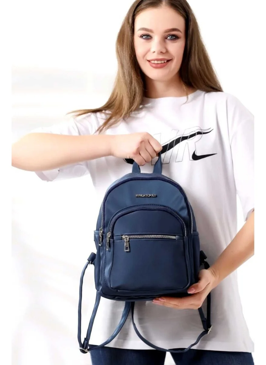 Tezzgelsin Unisex Waterproof Satin Artificial Leather Daily Use Backpack