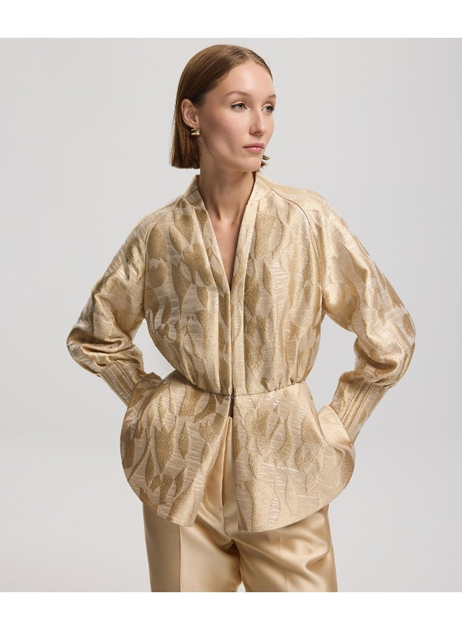 Ipekyol Jacquard Peplum Jacket  - Image 4