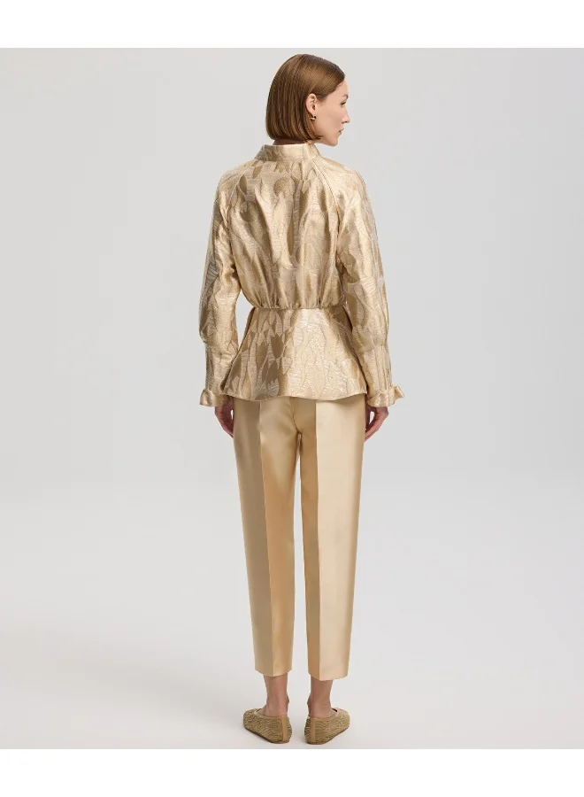 إبيكيول Jacquard Peplum Jacket