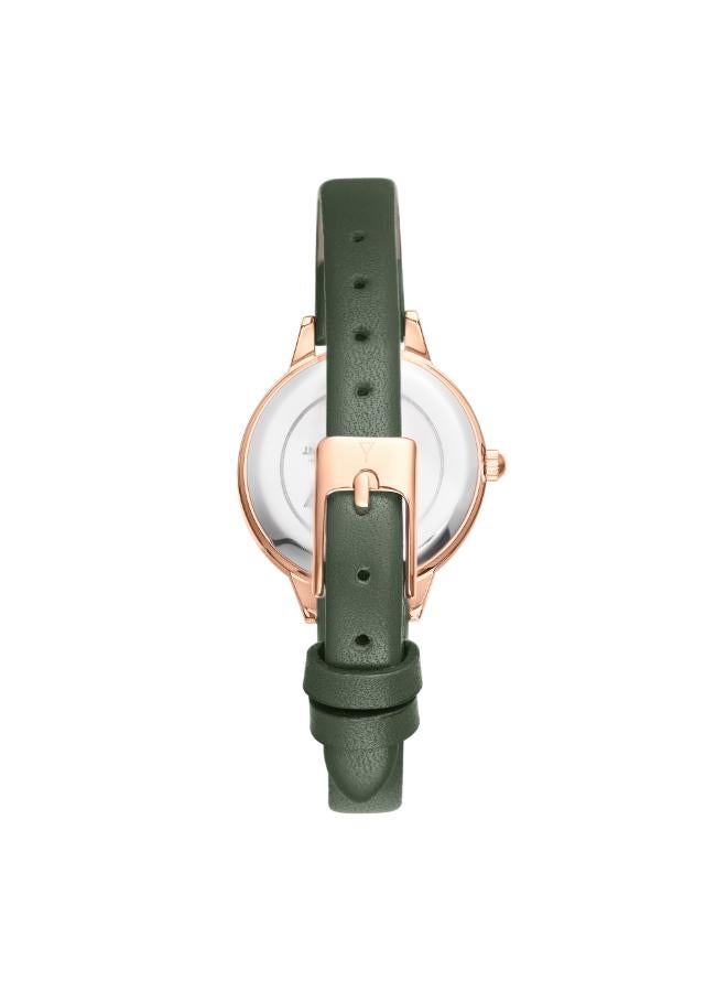 ECSTACY Women's Genuine leather Analog Watch E25511-RLHW - 28 mm - Image 3