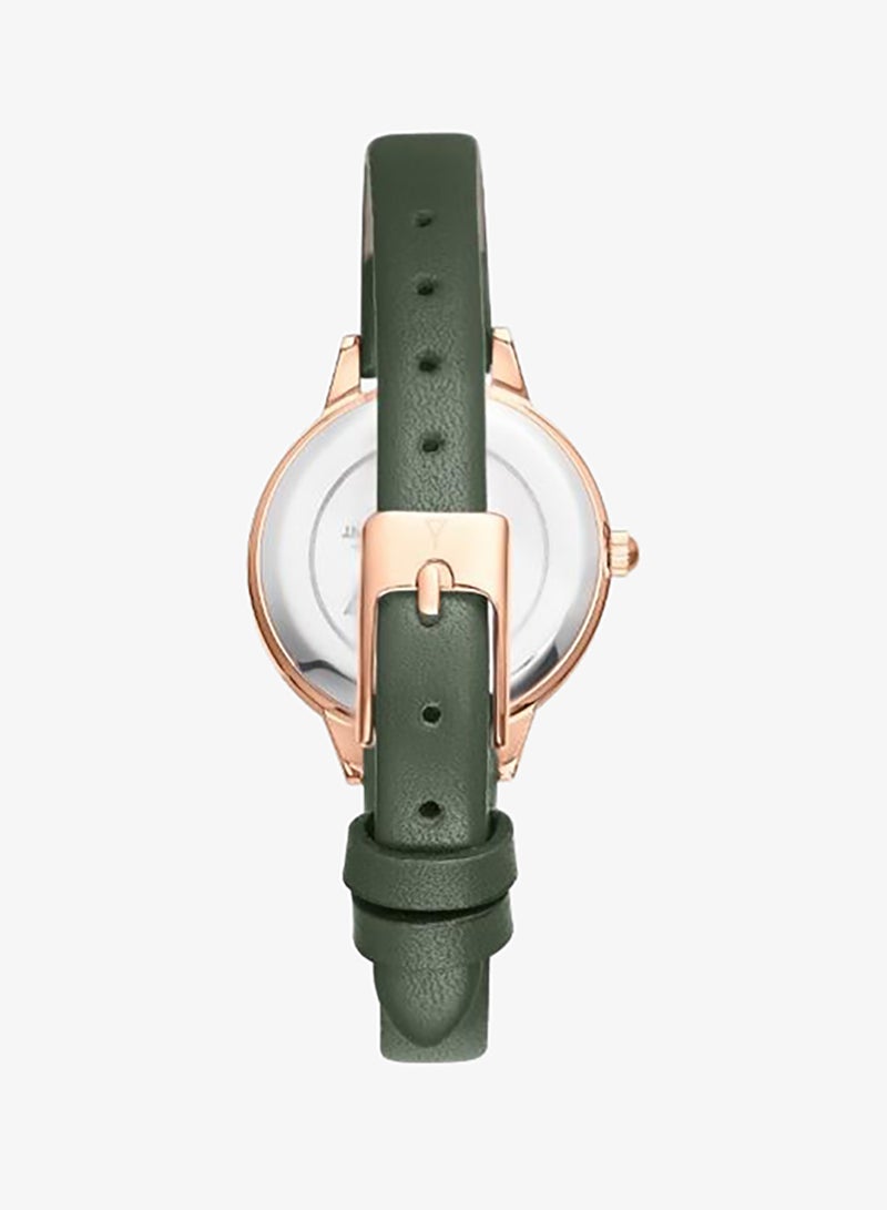 ECSTACY Women's Genuine leather Analog Watch E25511-RLHW - 28 mm - Image 3
