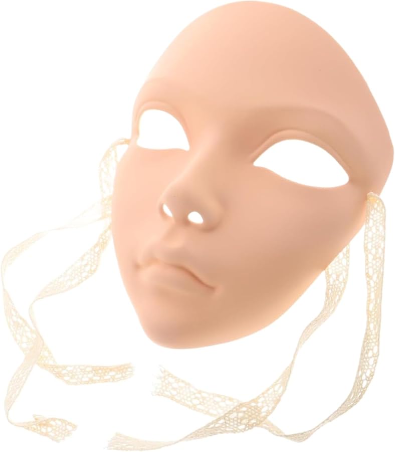 Vintage Chinese Style Full Face Masque For Cosplay Stage Performance Drama - Image 1