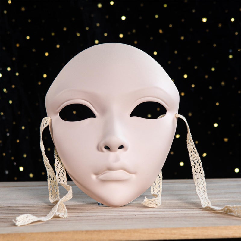 Vintage Chinese Style Full Face Masque For Cosplay Stage Performance Drama - Image 4