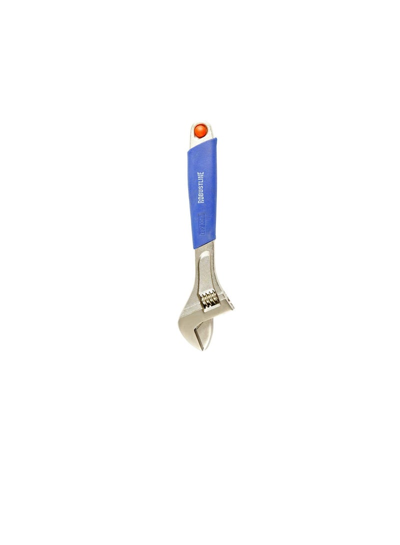 ROBUSTLINE Robustline Adjustable Wrench With Rubber Handle - Image 1