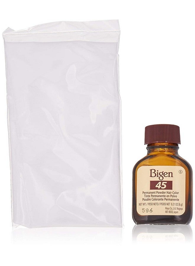 Bigen Permanent Powder Hair Color 45 Chocolate 1 Ea (Pack Of 4) - Image 2