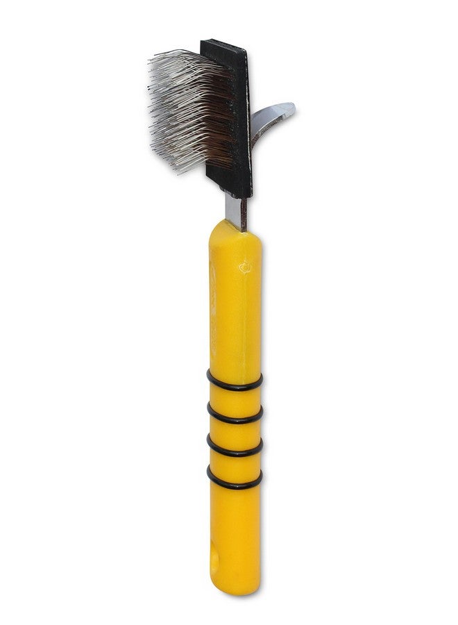 Mars Coat King Mars Flexy-King Flexible Slicker Brush, Stainless Steel Bristles - Image 1