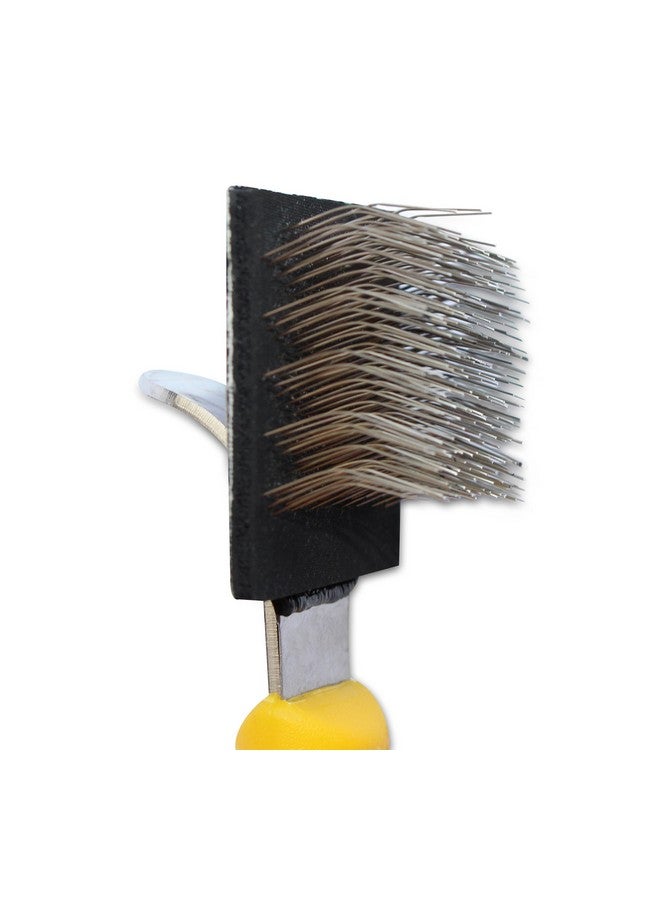 Mars Coat King Mars Flexy-King Flexible Slicker Brush, Stainless Steel Bristles - Image 3