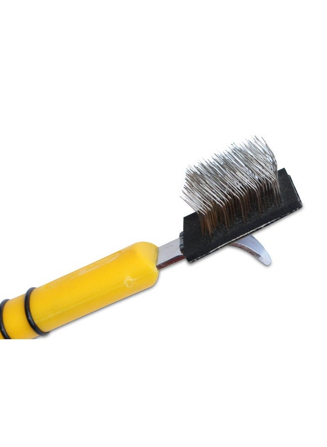 Mars Coat King Mars Flexy-King Flexible Slicker Brush, Stainless Steel Bristles - Image 2