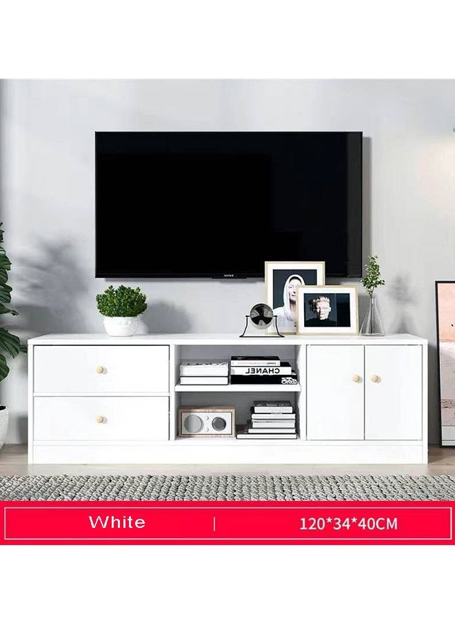 GoldenLike - TV Table,TV Cabinet,TV Stand with Storage and Drawers,Living Room Furniture Television Cabinet,Modern Media Storage Stand Shelves Console Table TV Unit TV Rack - Image 1