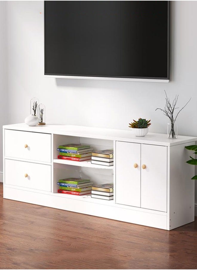 GoldenLike - TV Table,TV Cabinet,TV Stand with Storage and Drawers,Living Room Furniture Television Cabinet,Modern Media Storage Stand Shelves Console Table TV Unit TV Rack - Image 1