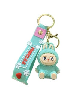 Arabest Labubu Keychain, Adorable Doll Wristlet Accessory Monster Bag Charm Present for Her  - Image 1
