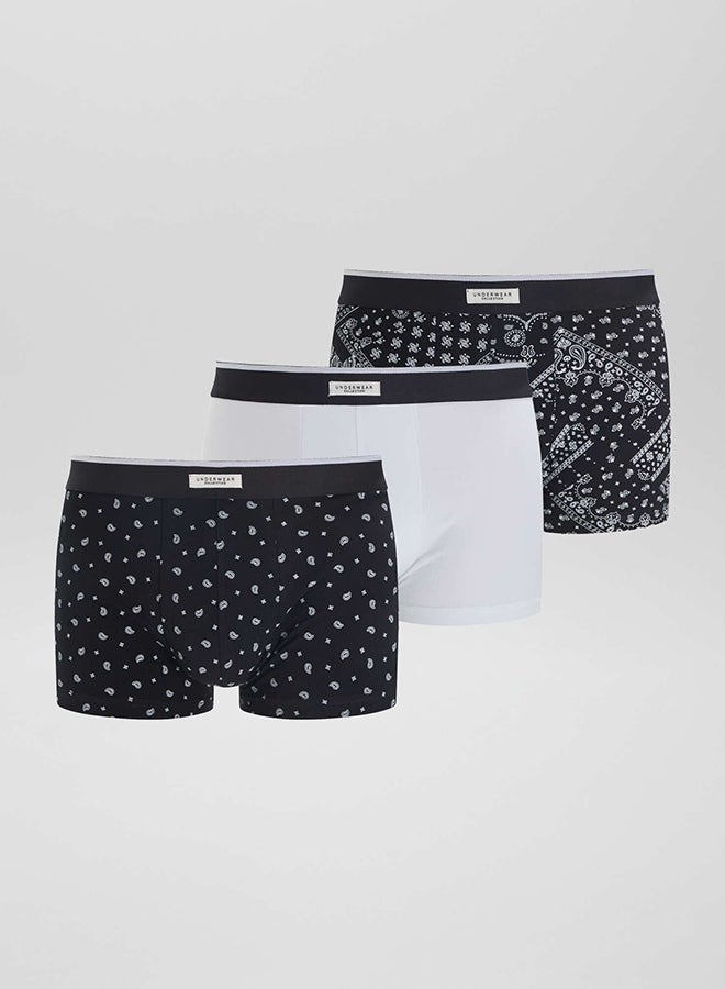 Kiabi Pack of 3 pairs of stretch boxer shorts  - Image 1