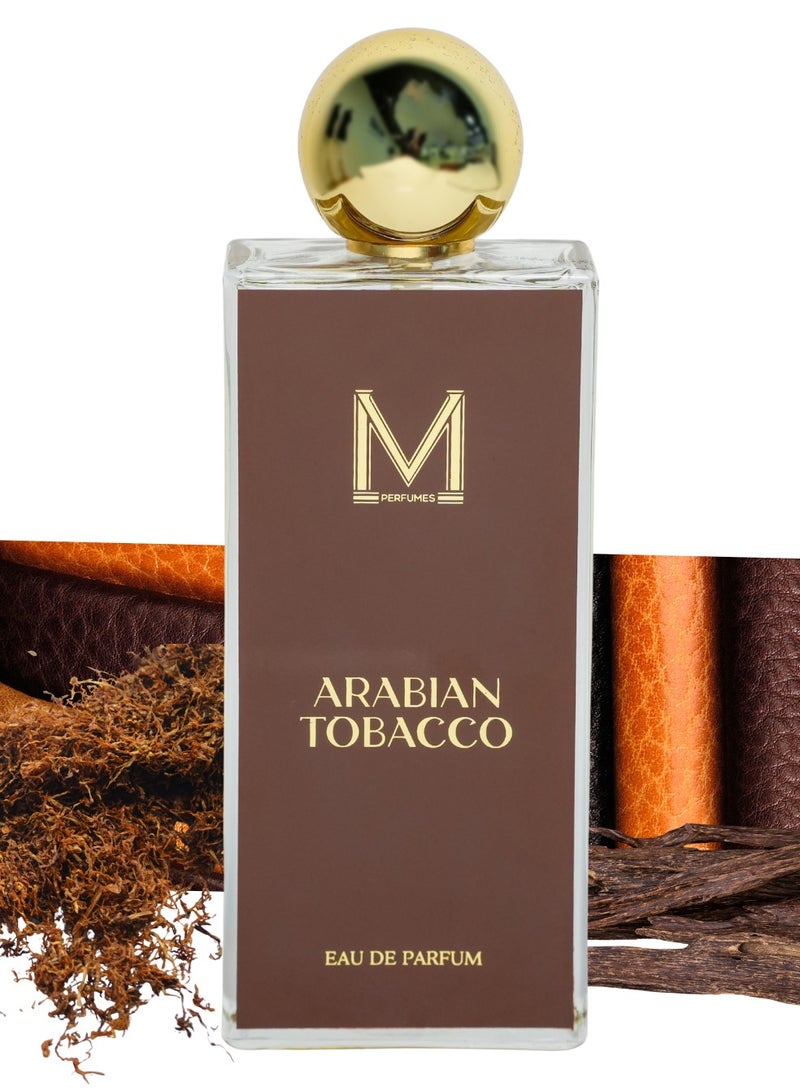 VM PERFUMES Arabian Tobacco Eau de Parfum 100ml – Oriental Fragrance with Tobacco, Oud & Leathery Notes for Bold, Confident Wear - Image 1
