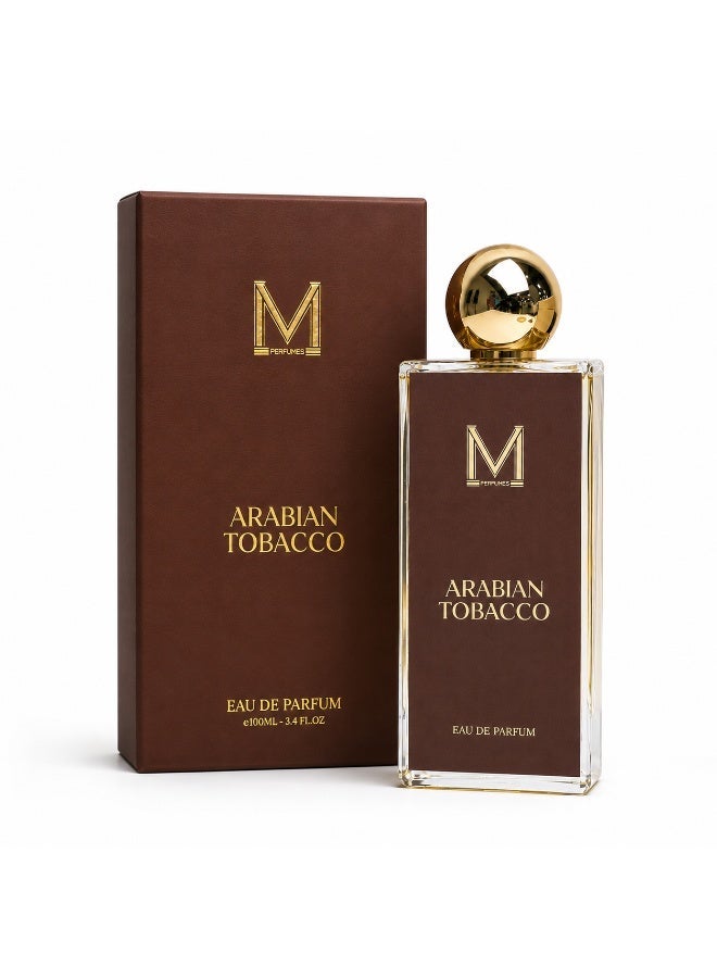 VM PERFUMES Arabian Tobacco Eau de Parfum 100ml – Oriental Fragrance with Tobacco, Oud & Leathery Notes for Bold, Confident Wear - Image 1