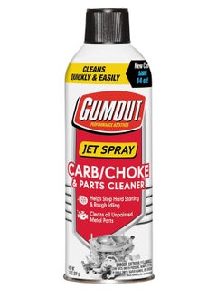 GUMOUT Gumout 800002231 Carb / Choke And Parts Cleaner, 14 oz. - Cleans Carburetor, Brakes And All Unpainted Metal Parts of Gum, Varnish, Oil And Other Contaminants  - Image 1