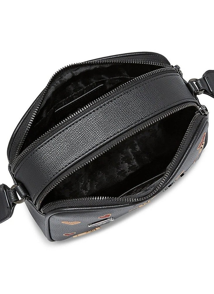 Karl Lagerfeld Paris Karl Lagerfeld Maybelle Double Zip Charm Crossbody  - Image 3