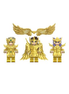 Generic 3 LEGO Anime Rainbow Characters - Small Saint Seiya Building Blocks for Kids: Anime Building Blocks - Toys for Kids and Adults, Kids' Blocks, LEGO Building Sets, LEGO for Boys, LEGO Bricks, LEGO Games, LEGO for Children, LEGO for Girls, LEGO Toy, LEGO Characters, LEGO Building Toy, LEGO Constructions  - Image 1