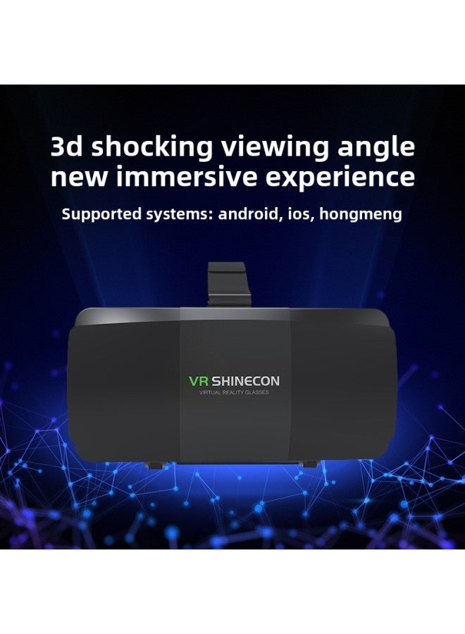 VR SHINECON Glasses Somatosensory Helmet BOX Somatosensory 3d Virtual Game Mobile Phone Wholesale-Color:White - Image 2